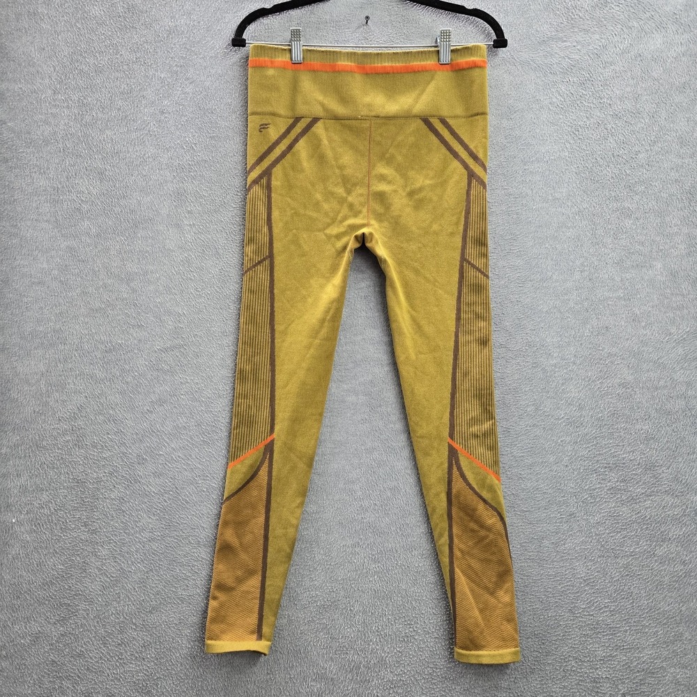 Fabletics Women Activewear Pants XL Green High Waisted Seamless Jacquard Legging